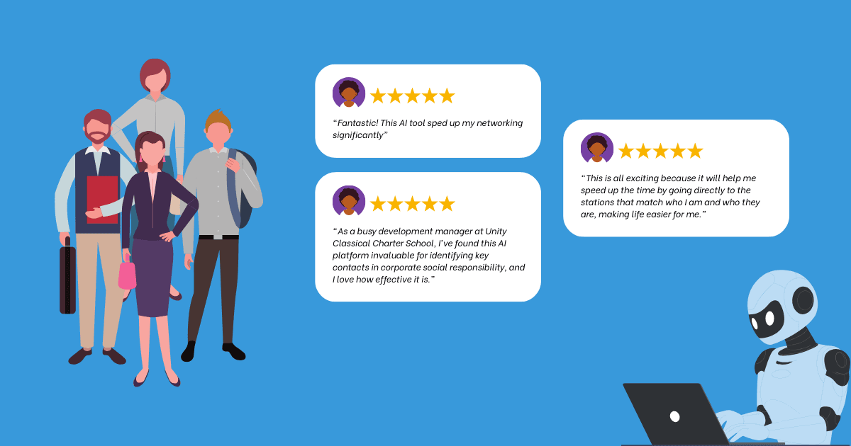 Testimonials and user feedback from Msg2AI users