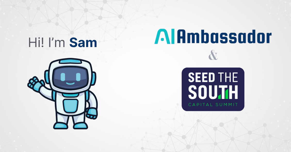 SAM AI-powered event assistant at Seed the South 2025